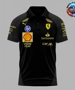 Scuderia Ferrari HP Italian GP 2024 Black Polo