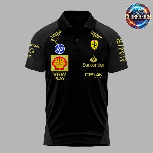 Scuderia Ferrari HP Italian GP 2024 Black Polo