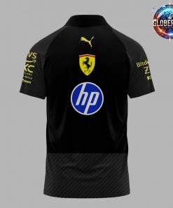 Scuderia Ferrari HP Italian GP 2024 Black Polo