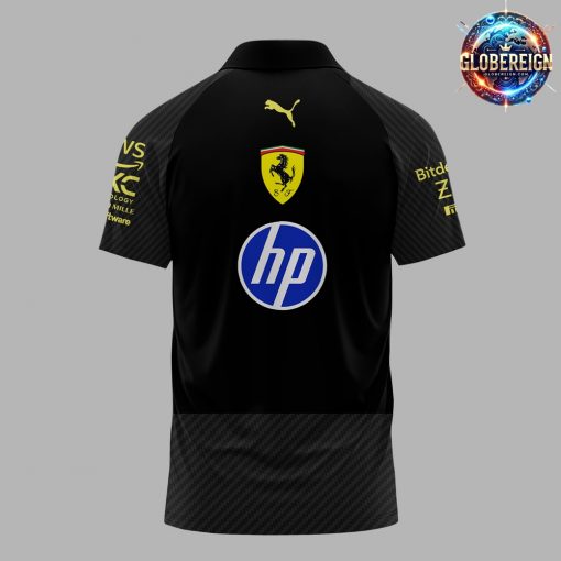 Scuderia Ferrari HP Italian GP 2024 Black Polo