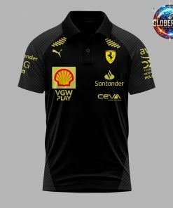 Scuderia Ferrari Italian GP 2024 Black Polo