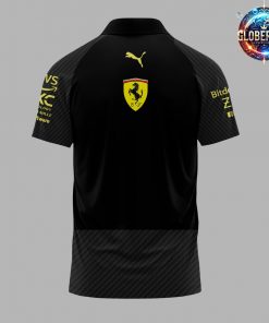 Scuderia Ferrari Italian GP 2024 Black Polo