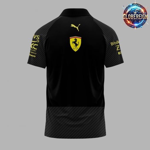 Scuderia Ferrari Italian GP 2024 Black Polo