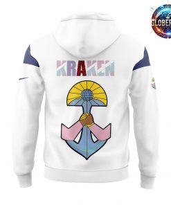 Seattle Kraken Pride Night Special Edition White Hoodie