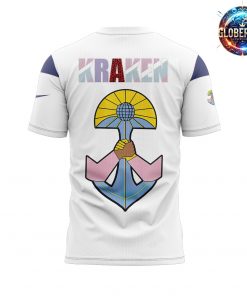 Seattle Kraken Pride Night Special Edition White TShirt