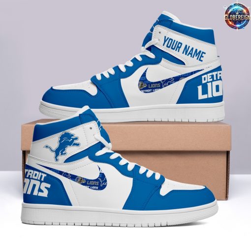 Detroit Lions Custom Limited Edition Air Jordan 1 Sneaker