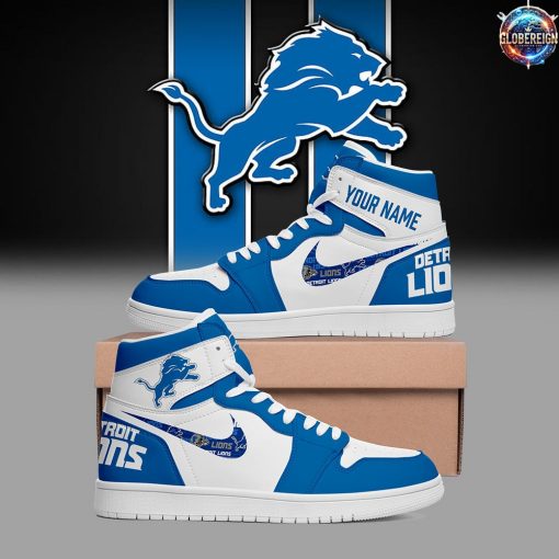 Detroit Lions Custom Limited Edition Air Jordan 1 Sneaker