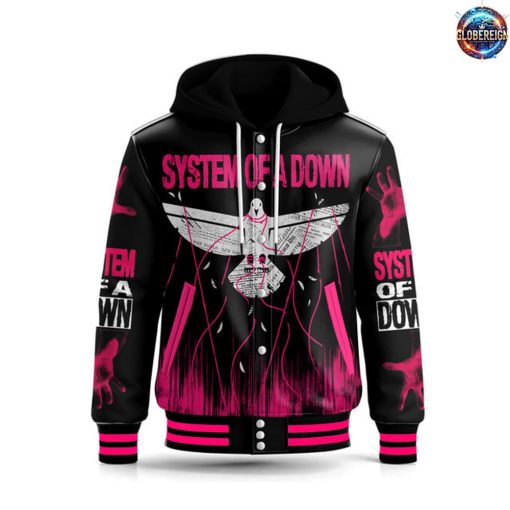 Special Edition System of a Down Hooded Varsity Jacket