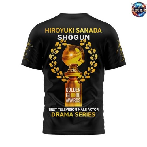 Special Hiroyuki Sanada Golden Globe T-Shirt