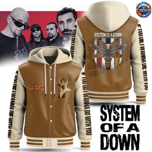 System Of A Down Limited Edition Hooded Baseball Jacket