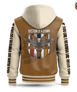 System Of A Down Limited Edition Hooded Baseball Jacket