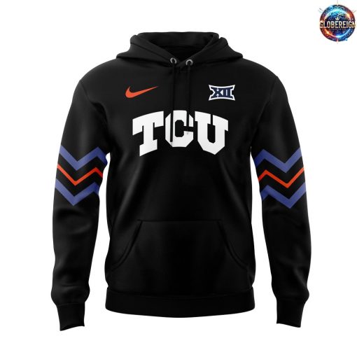 TCU Horned Frogs Men’s Basketball Super Frog Logo Hoodie