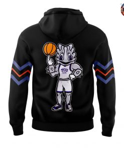 TCU Horned Frogs Mens Basketball Super Frog Logo Hoodie