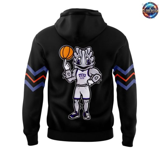 TCU Horned Frogs Men’s Basketball Super Frog Logo Hoodie