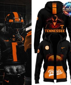 Tennessee Vols Football Venom Dark Mode Special Zip Hoodie