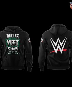 WWE YEET x Dallas Stars 2025 Limited Edition Black Hoodie