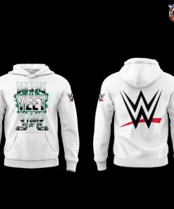 WWE YEET x Dallas Stars 2025 Limited Edition White Hoodie