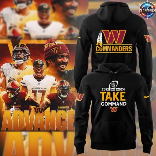 Washington Commanders 2024 NFL Playoffs Hoodie