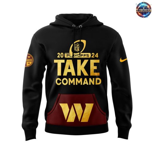 Washington Commanders 2024 NFL Playoffs Nike Black Hoodie