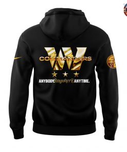 Washington Commanders 2024 NFL Playoffs Nike Black Hoodie