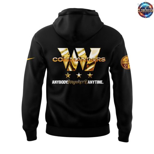 Washington Commanders 2024 NFL Playoffs Nike Black Hoodie