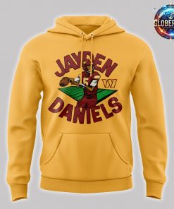 Washington Commanders Jayden Daniels Football Yellow Hoodie