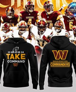 Washington Commanders Playoffs NFL 2024 Black Hoodie