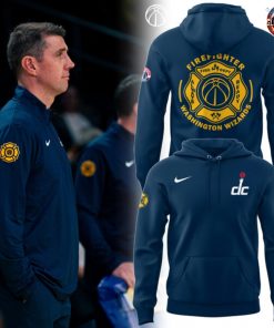 Washington Wizards Firefighter Tribute Nike Edition Hoodie