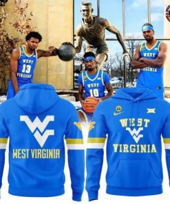 West Virginia Mountaineers Basketball Nike Edition Blue Hoodie