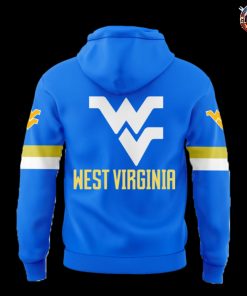 West Virginia Mountaineers Basketball Nike Edition Blue Hoodie