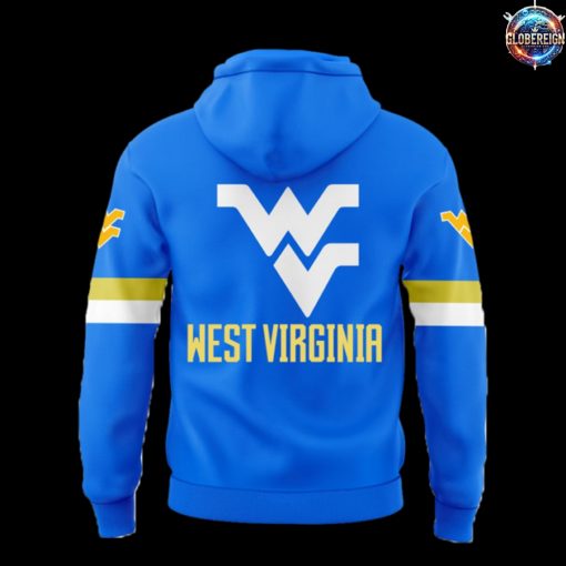 West Virginia Mountaineers Basketball Nike Edition Blue Hoodie