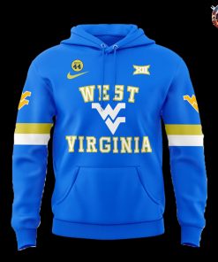 West Virginia Mountaineers Basketball Nike Edition Blue Hoodie