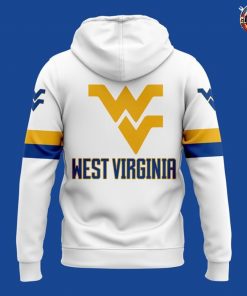 West Virginia Mountaineers Basketball Nike Edition White Hoodie