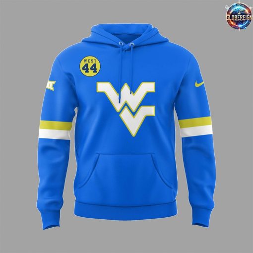 West Virginia Mountaineers Men’s Basketball Nike Blue Hoodie