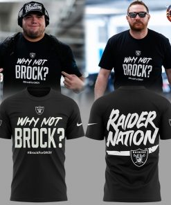 “Why Not Brock? Brock for OROY” Las Vegas Raiders T-Shirt