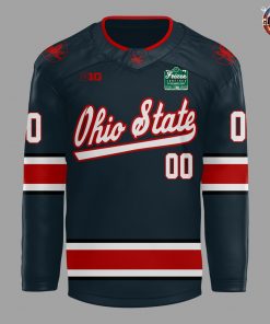 Wrigley Field Ohio State Buckeyes Custom Hockey Jersey