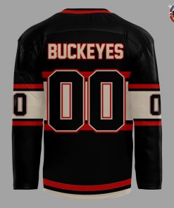 Wrigley Field Ohio State Buckeyes Custom Hockey Jersey