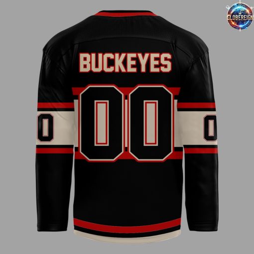 Wrigley Field Ohio State Buckeyes Custom Hockey Jersey