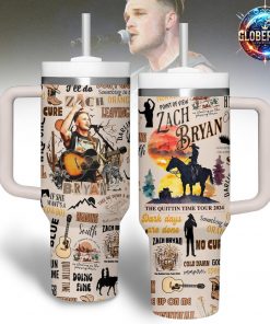 Zach Bryan The Quittin’ Time Tour 2024 Stanley Tumbler Cup