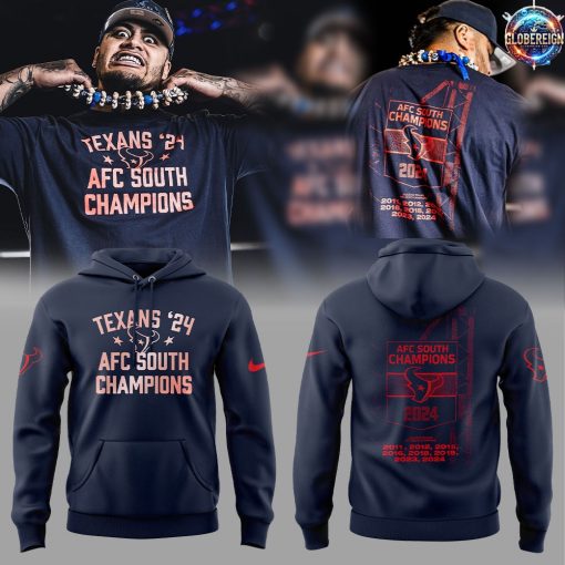 Zilla Fatu New Houston Texans Playoff Merch Hoodie