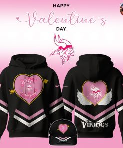 Minnesota Vikings Happy Valentine Game Day 2025 Hoodie