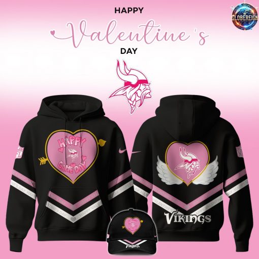 Minnesota Vikings Happy Valentine Game Day 2025 Hoodie