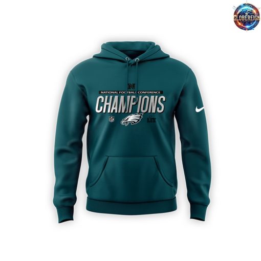 NFC Champions Philadelphia Eagles Football Green Hoodie