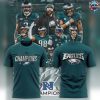 NFC Champions Philadelphia Eagles Football Grey T-Shirt