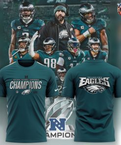 NFC Champions Philadelphia Eagles Football Green T-Shirt