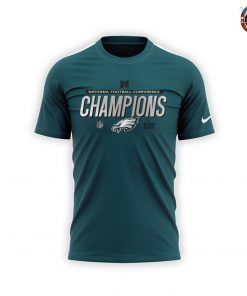 NFC Champions Philadelphia Eagles Football Green T-Shirt