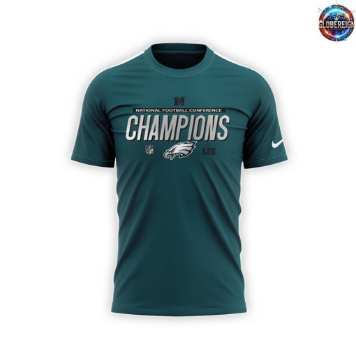 NFC Champions Philadelphia Eagles Football Green T-Shirt