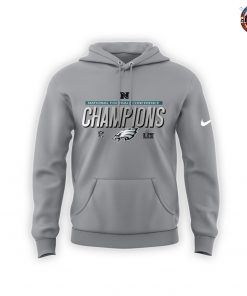 NFC Champions Philadelphia Eagles Football Grey Hoodie