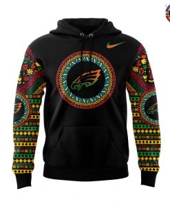 Philadelphia Eagles Black History Month 2025 Black Hoodie