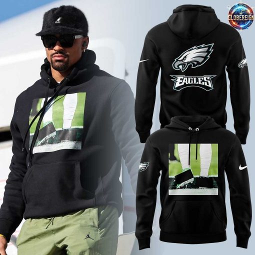 Philadelphia Eagles Jalen Hurts 2 Shoes Banned Black Hoodie